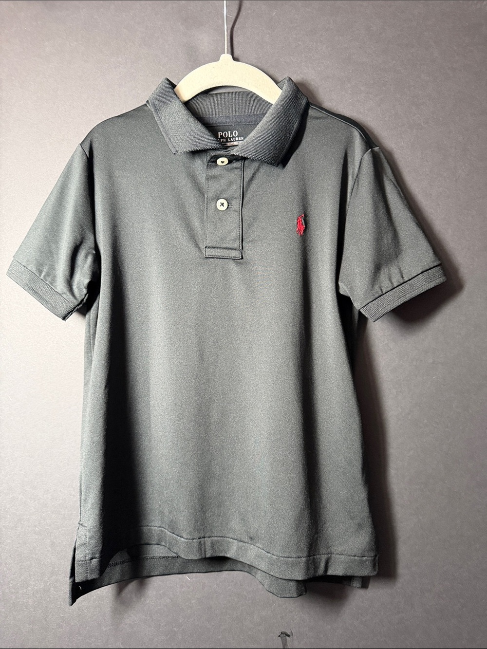 Polo by Ralph Lauren Dark Gray Polo with Red Pony